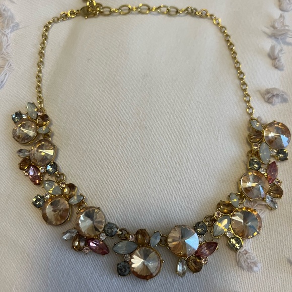 ESTELLE STATEMENT NECKLACE Gold Tone Baublebar - Picture 2 of 7